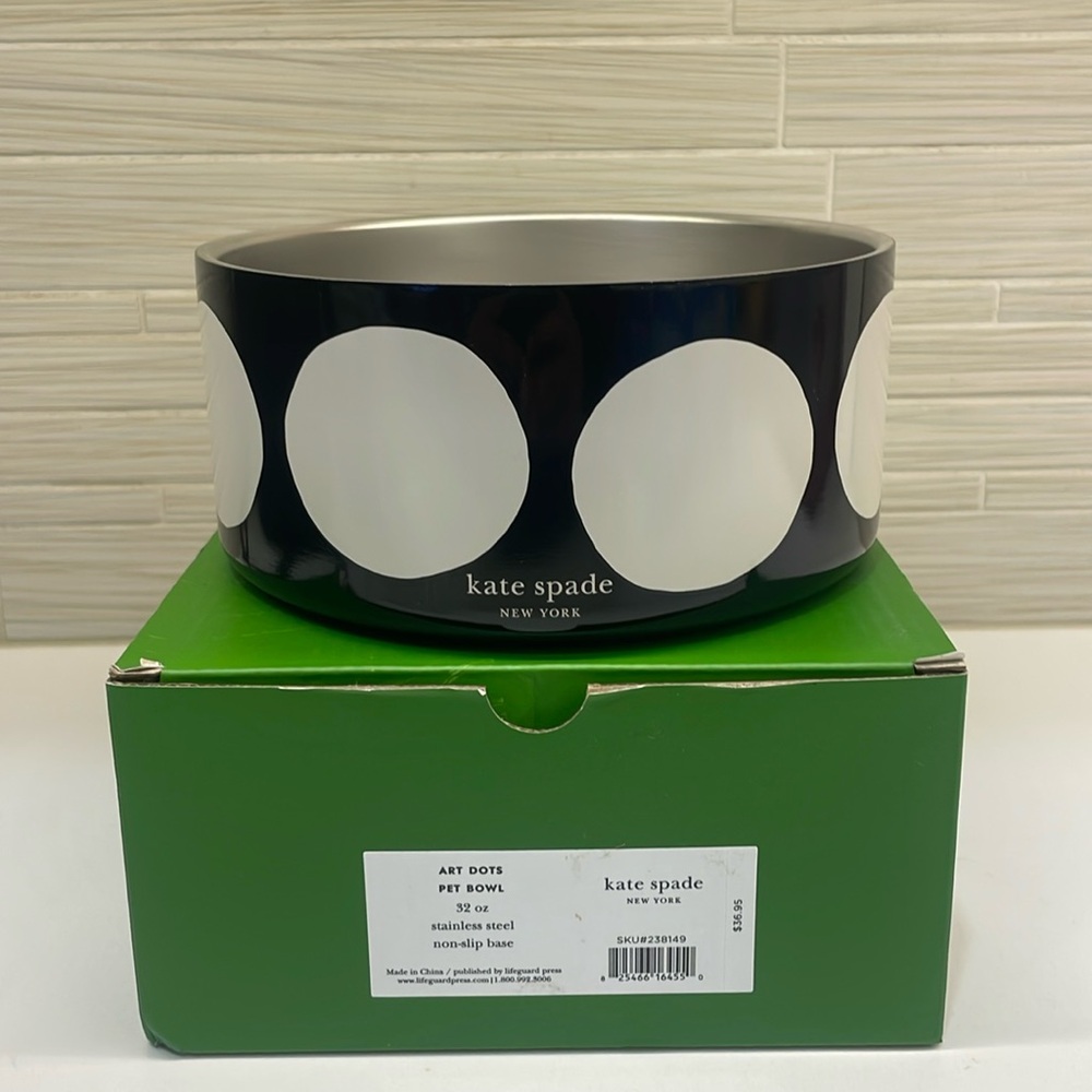 Kate Spade Dog bowl